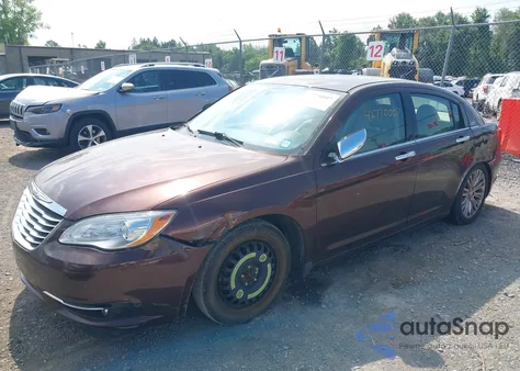 2012 Chrysler 200 Limited из США, поврежденный, VIN 1C3CCBCB6CN233776